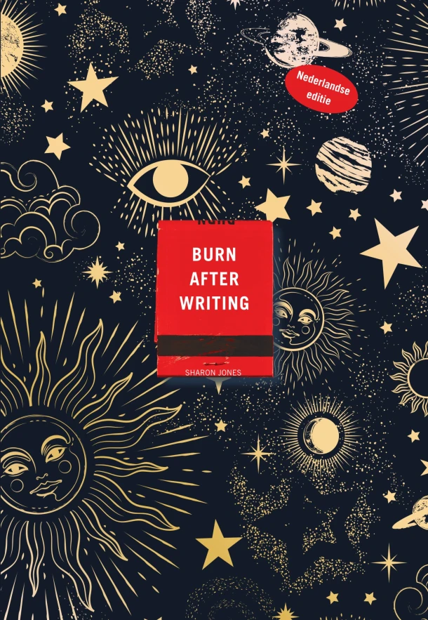 Burn after writing – Sharon Jones – boek cover