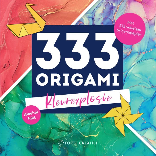 Kleurexplosie – 333 Origami – boek cover