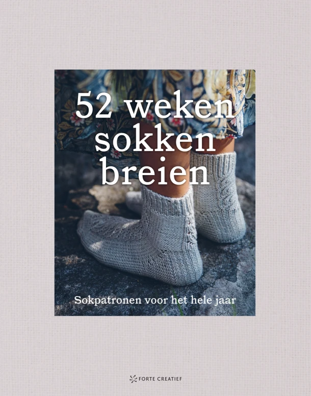 52 weken sokken breien – Jonna Hietala – boek cover