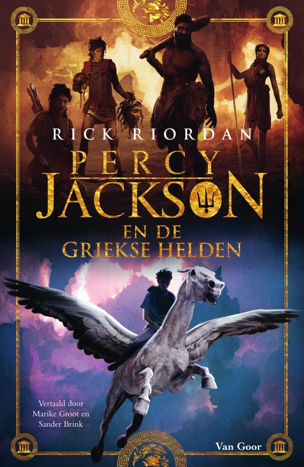 Percy Jackson en de Griekse helden – Rick Riordan – boek cover