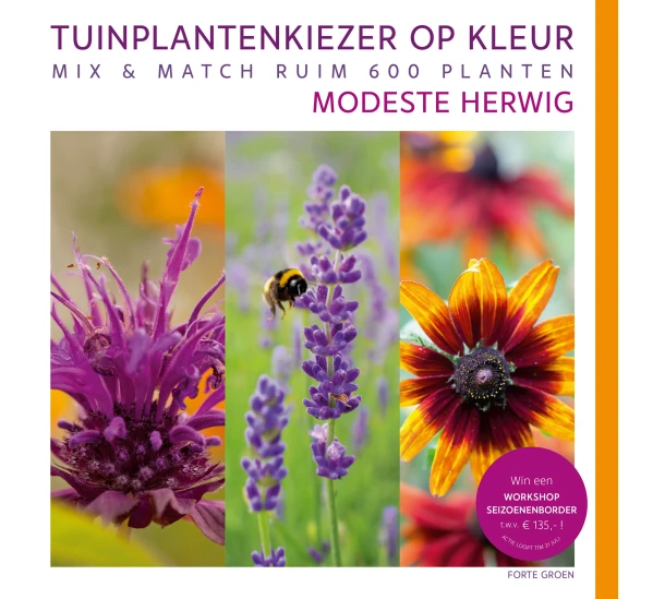 Tuinplantenkiezer op kleur – Modeste Herwig – boek cover