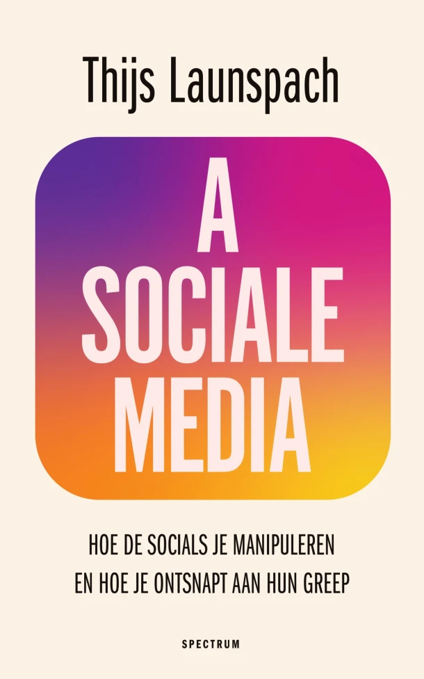 Asociale media – Thijs Launspach – boek cover