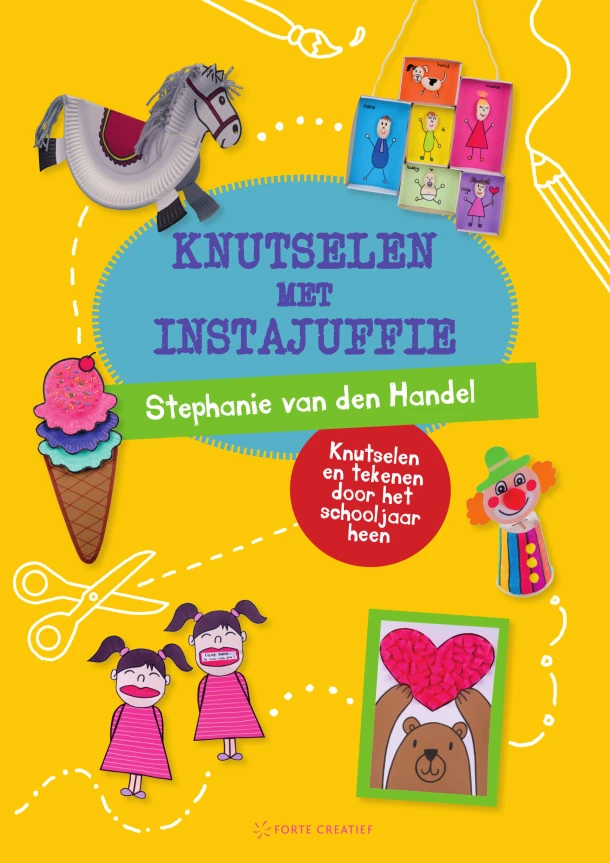 Knutselen met Instajuffie – Stephanie van den Handel – boek cover