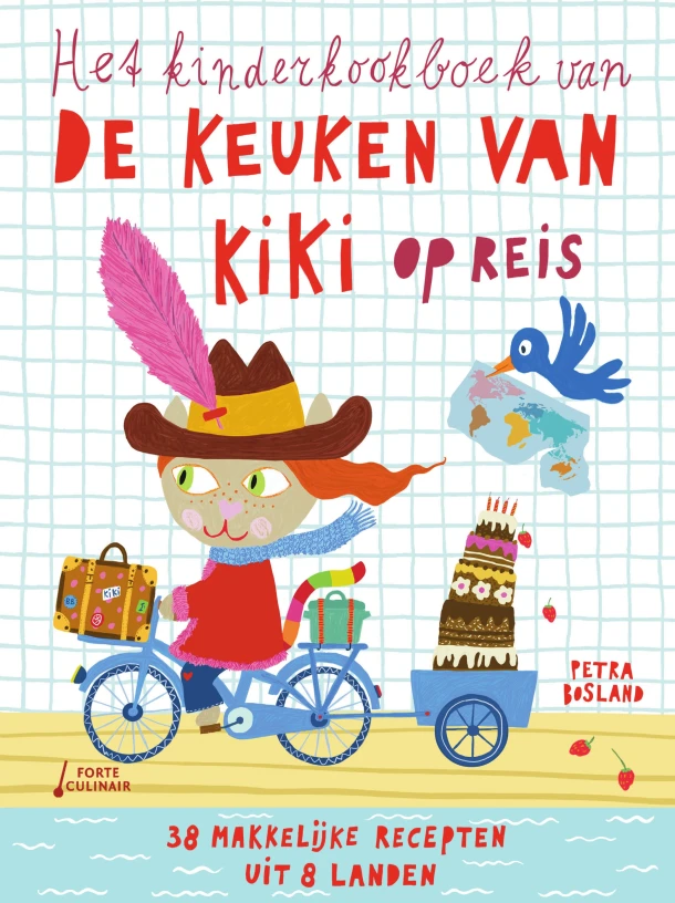 Het kinderkookboek van de keuken van Kiki op reis – Petra Bosland – boek cover