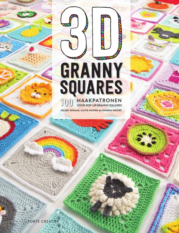 3D Granny Squares – Celine Semaan – boek cover