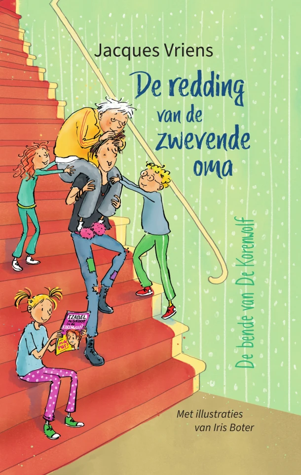 De redding van de zwevende oma – Jacques Vriens – boek cover