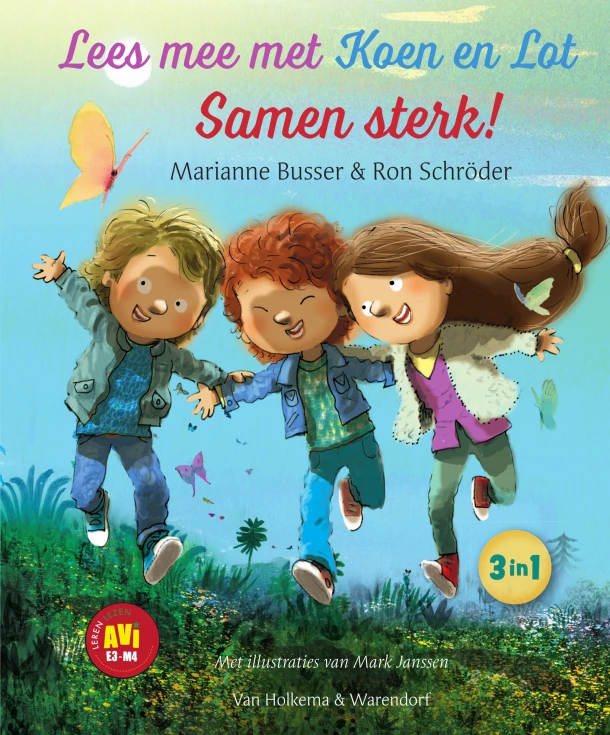 Lees mee met Koen en Lot - Samen sterk! – Marianne Busser – boek cover