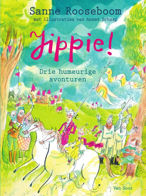 Jippie! - Drie humeurige avonturen – Sanne Rooseboom – boek cover