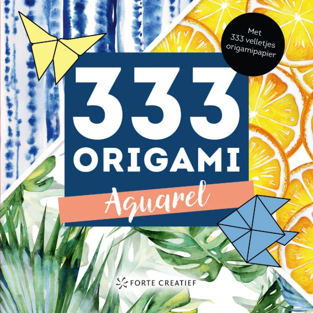 Aquarel – 333 Origami – boek cover
