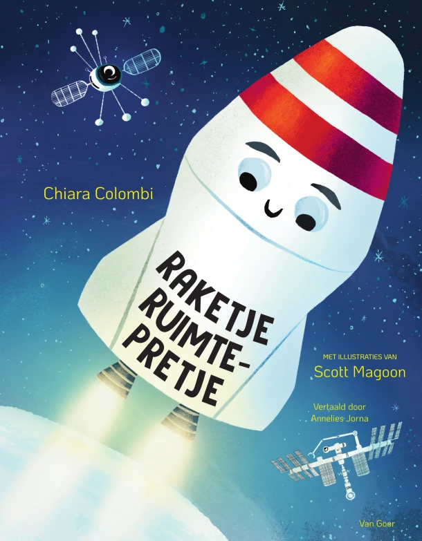 Raketje ruimtepretje – Chiara Colombi – boek cover