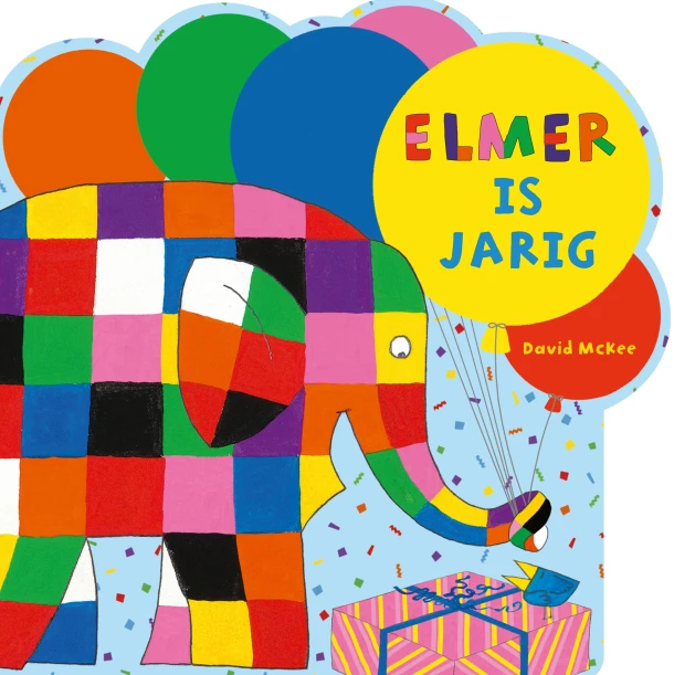 Elmer is jarig – David McKee – boek cover