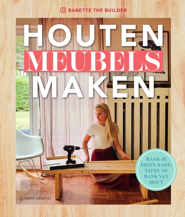 Houten meubels maken – Babette van den Nieuwendijk – boek cover