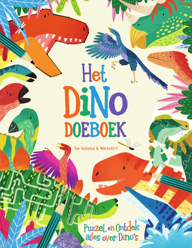 Het dino-doeboek – Jonny Leighton – boek cover