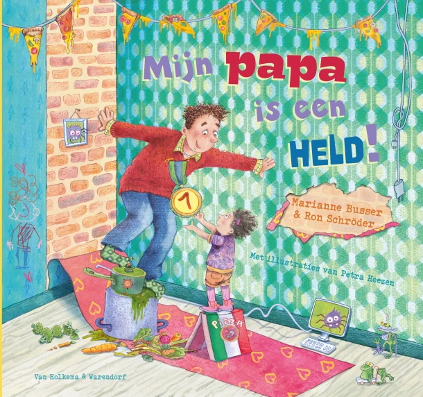 Mijn papa is een held! – Marianne Busser – boek cover