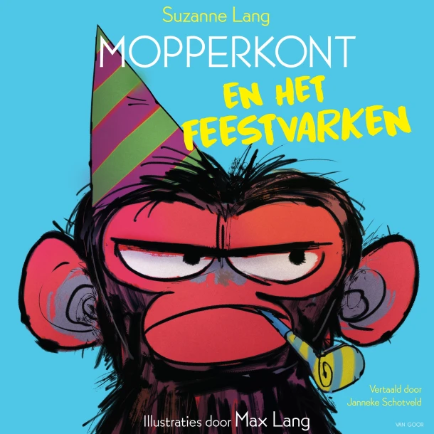 Mopperkont en het feestvarken – Suzanne Lang – boek cover