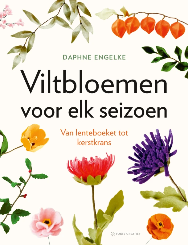 Viltbloemen voor elk seizoen – Daphne Engelke – boek cover