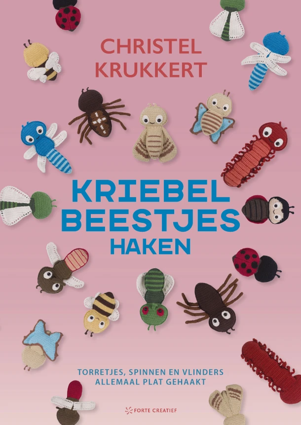 Kriebelbeestjes haken – Christel Krukkert – boek cover