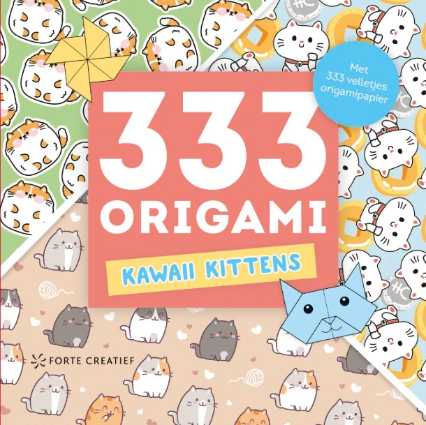 Kawaii Kittens – 333 Origami – boek cover