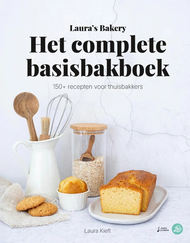 Laura's Bakery Het complete Basisbakboek – Laura Kieft – boek cover