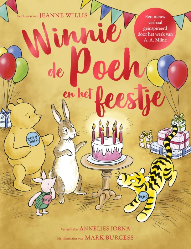 Winnie de Poeh en het feestje – Jeanne Willis – boek cover