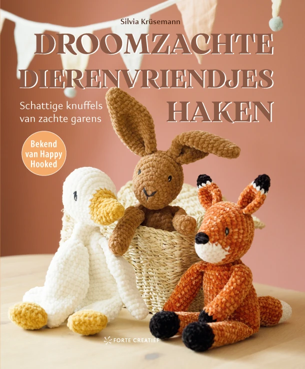 Droomzachte dierenvriendjes haken – Silvia Krüsemann – boek cover