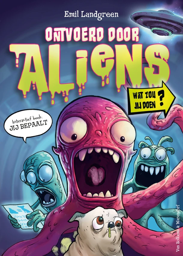 Ontvoerd door aliens – Emil Landgreen, E. – boek cover