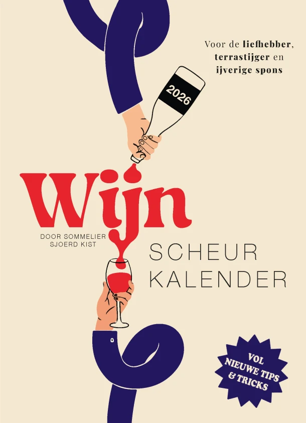 De wijnscheurkalender 2026 – Sjoerd Kist – boek cover