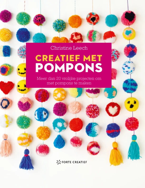 Creatief met pompons – Christine Leech – boek cover