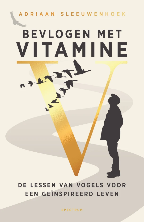 Bevlogen met vitamine V – Adriaan Sleeuwenhoek – boek cover