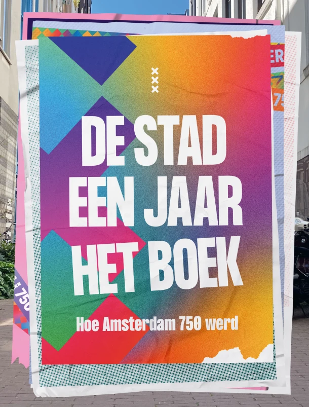 De stad, een jaar, het boek – amsterdam & partners – boek cover