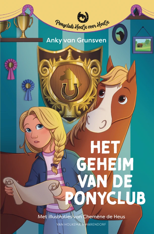Het geheim van de ponyclub – Anky van Grunsven – boek cover