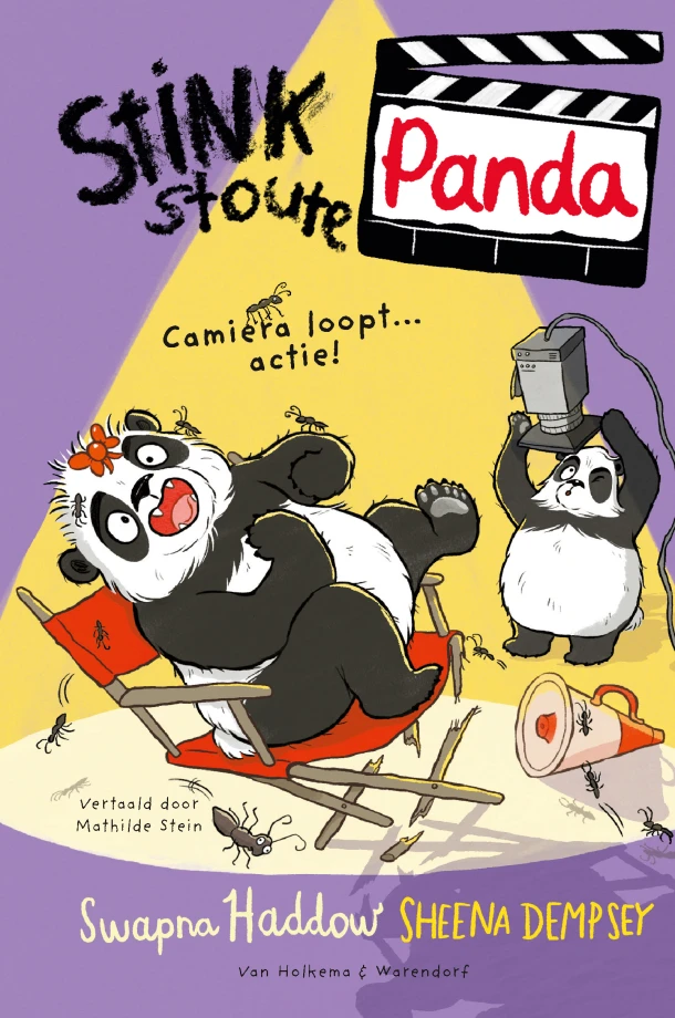 Stinkstoute panda - Camiera loopt¿ actie! – Swapna Haddow – boek cover