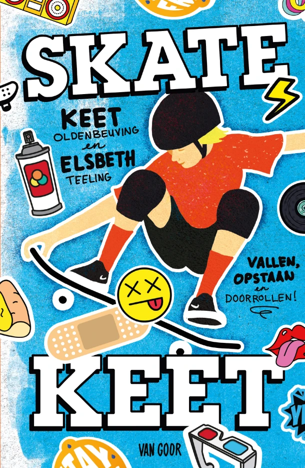 Skatekeet – Keet Oldenbeuving – boek cover