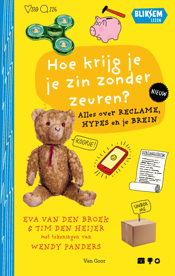Hoe krijg je je zin zonder zeuren? – Eva van den Broek – boek cover