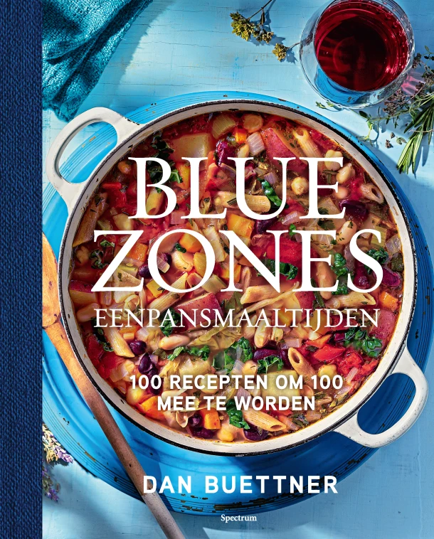Blue zones eenpansmaaltijden – Dan Buettner – boek cover