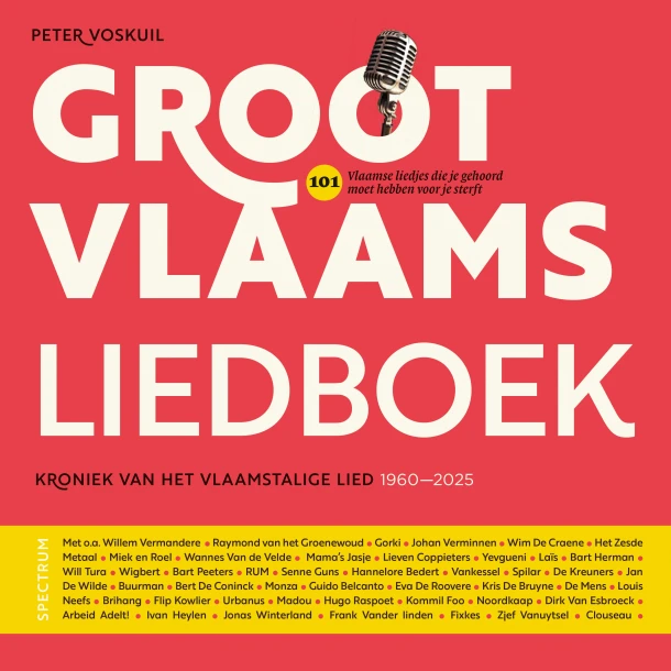 Groot Vlaams liedboek – Peter Voskuil – boek cover