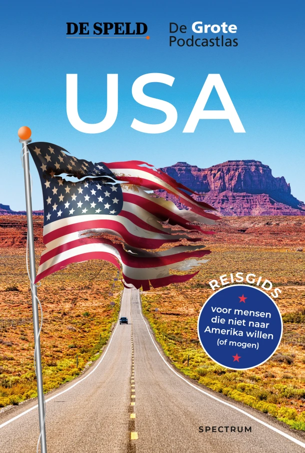 USA reisgids De Speld & De Grote Podcastlas – De Speld – boek cover