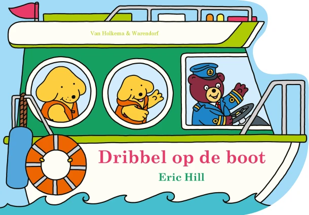 Dribbel op de boot – Eric Hill – boek cover