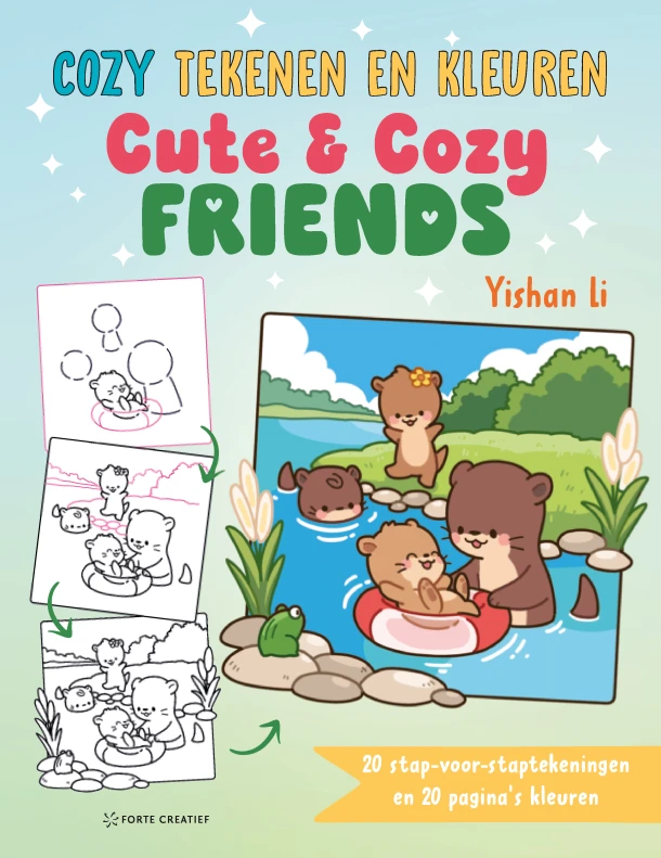 Cute & Cozy Friends – Yishan Li – boek cover