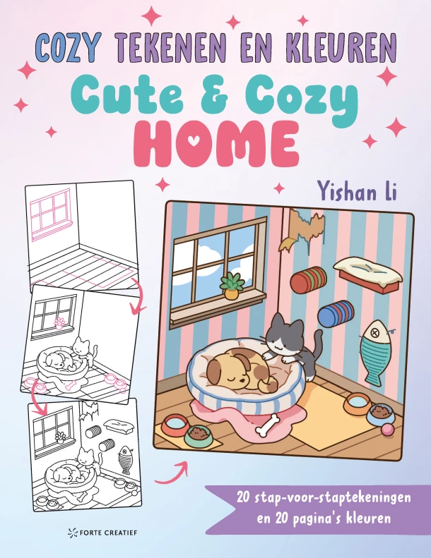 Cute & Cozy Home – Yishan Li – boek cover
