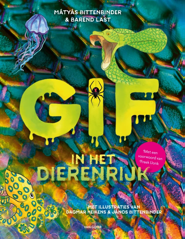 Gif in het dierenrijk – Mátyás Bittenbinder – boek cover