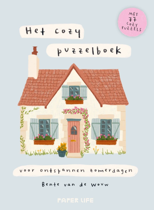 Het cozy puzzelboek voor ontspannen zomerdagen – Bente van de Wouw – boek cover