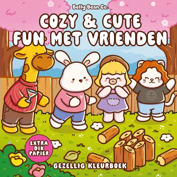 Cozy & cute fun met vrienden – Belly Bean Co. – boek cover