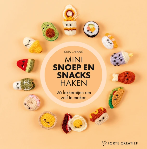 Mini snoep en snacks haken – Julia Chiang – boek cover