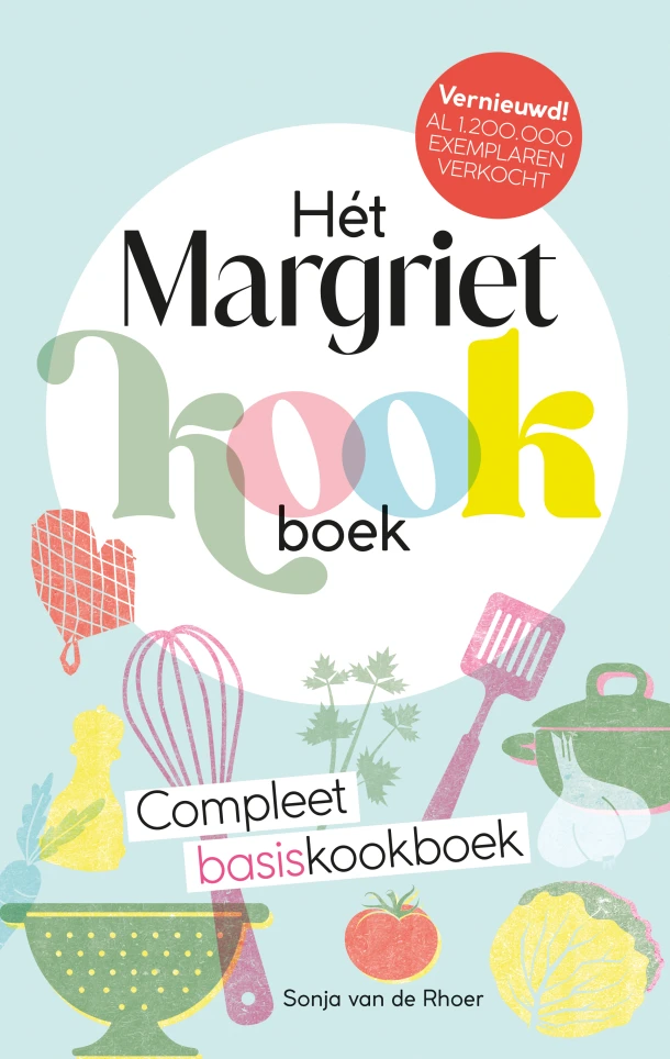 Hét Margriet kookboek – Sonja van de Rhoer – boek cover
