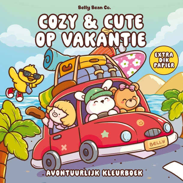Cozy & cute op vakantie – Belly Bean Co. – boek cover