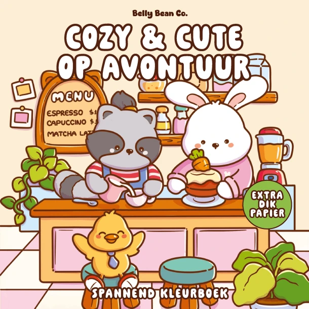 Cozy & cute op avontuur – Belly Bean Co. – boek cover