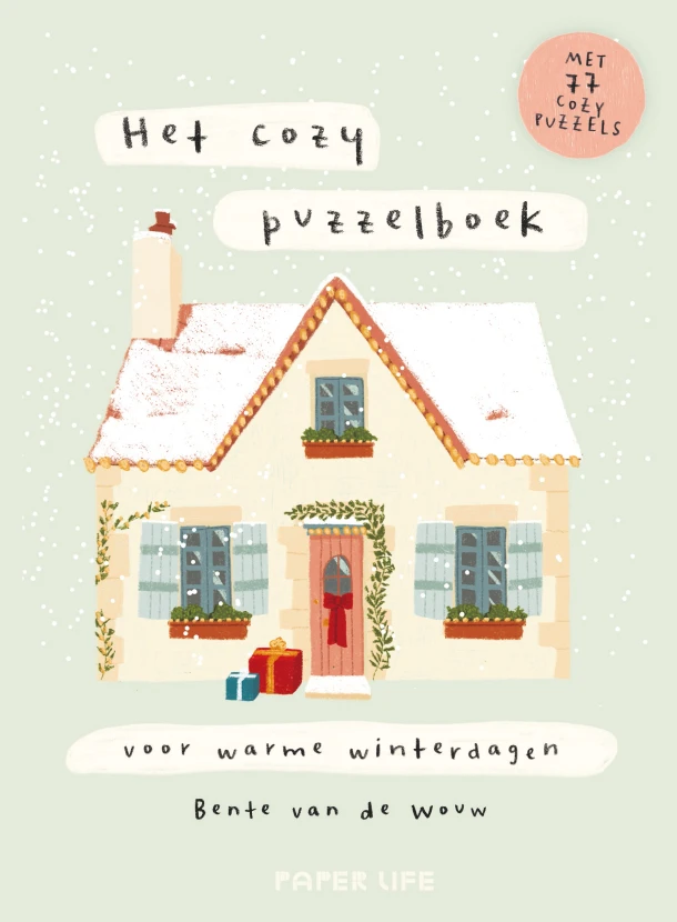 Het cozy puzzelboek voor warme winterdagen – Bente van de Wouw – boek cover