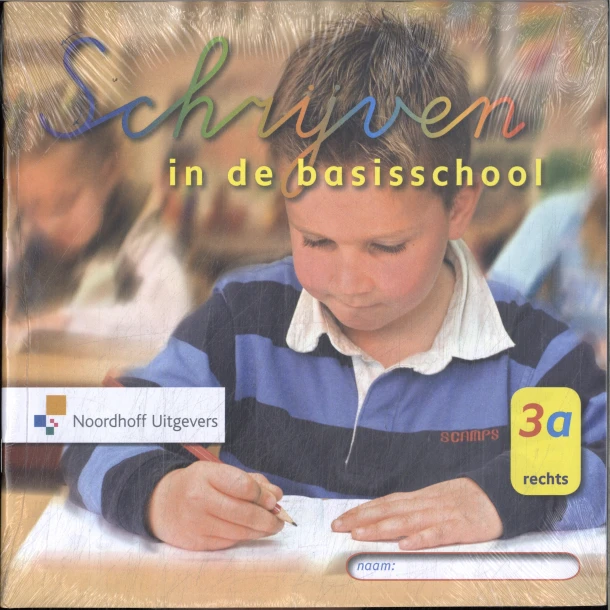 Rechtshellend schrijfschrift 3A – boek cover