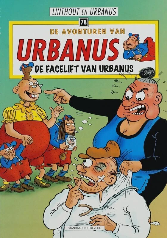 De facelift van Urbanus – Willy Linthout – boek cover